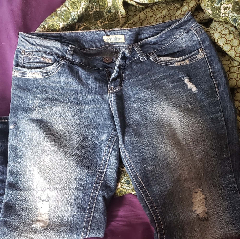 Paris blues cropped jean/capri